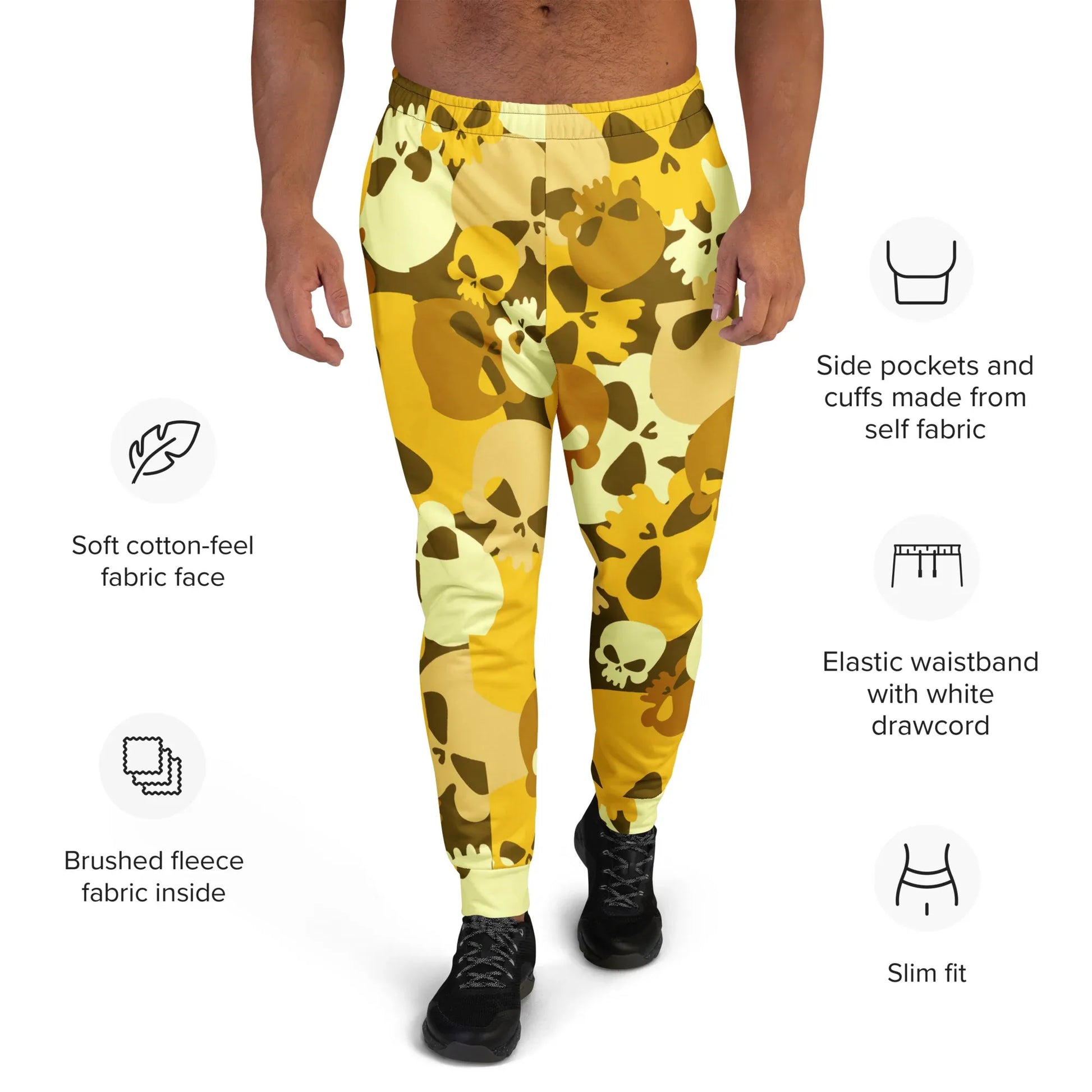 yellow-skull-herren-jogginghose-jogginghose-jlr-design-7 - JLR Design