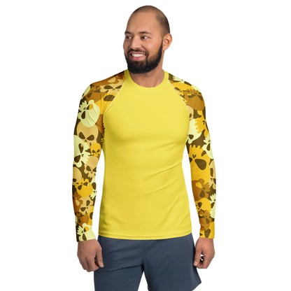 yellow-skull-herren-rash-guard-rash-guard-jlr-design-1 - JLR Design