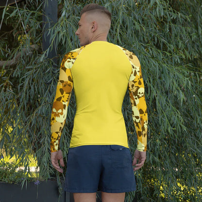 yellow-skull-herren-rash-guard-rash-guard-jlr-design-2 - JLR Design
