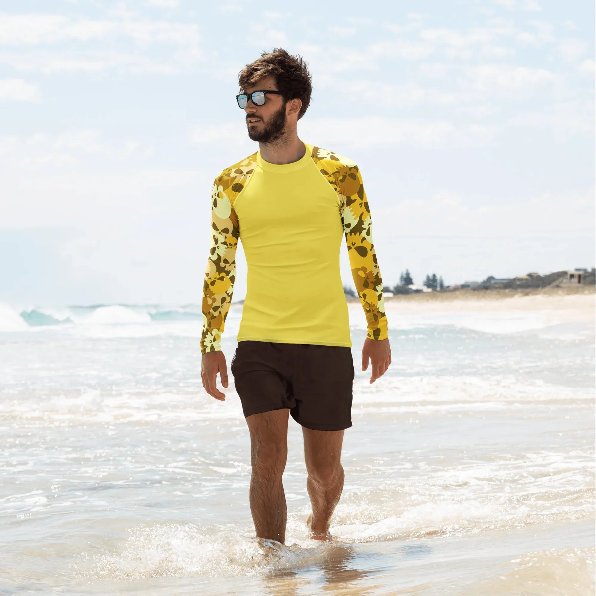 yellow-skull-herren-rash-guard-rash-guard-jlr-design-4 - JLR Design