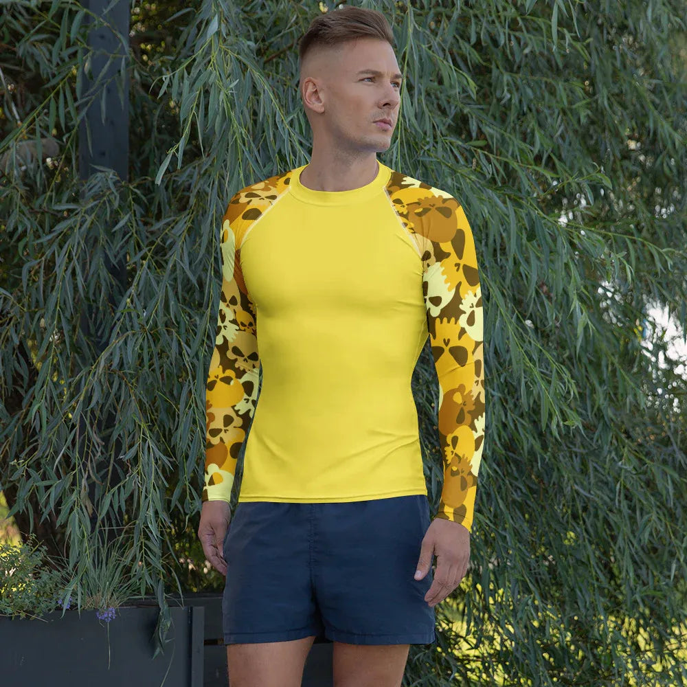 yellow-skull-herren-rash-guard-rash-guard-jlr-design-5 - JLR Design