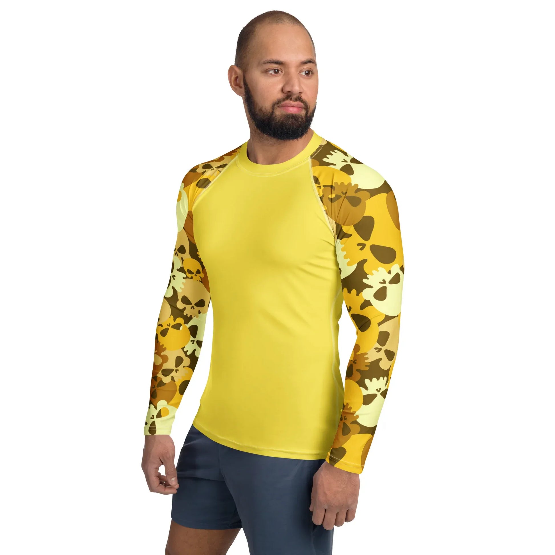yellow-skull-herren-rash-guard-rash-guard-jlr-design-7 - JLR Design