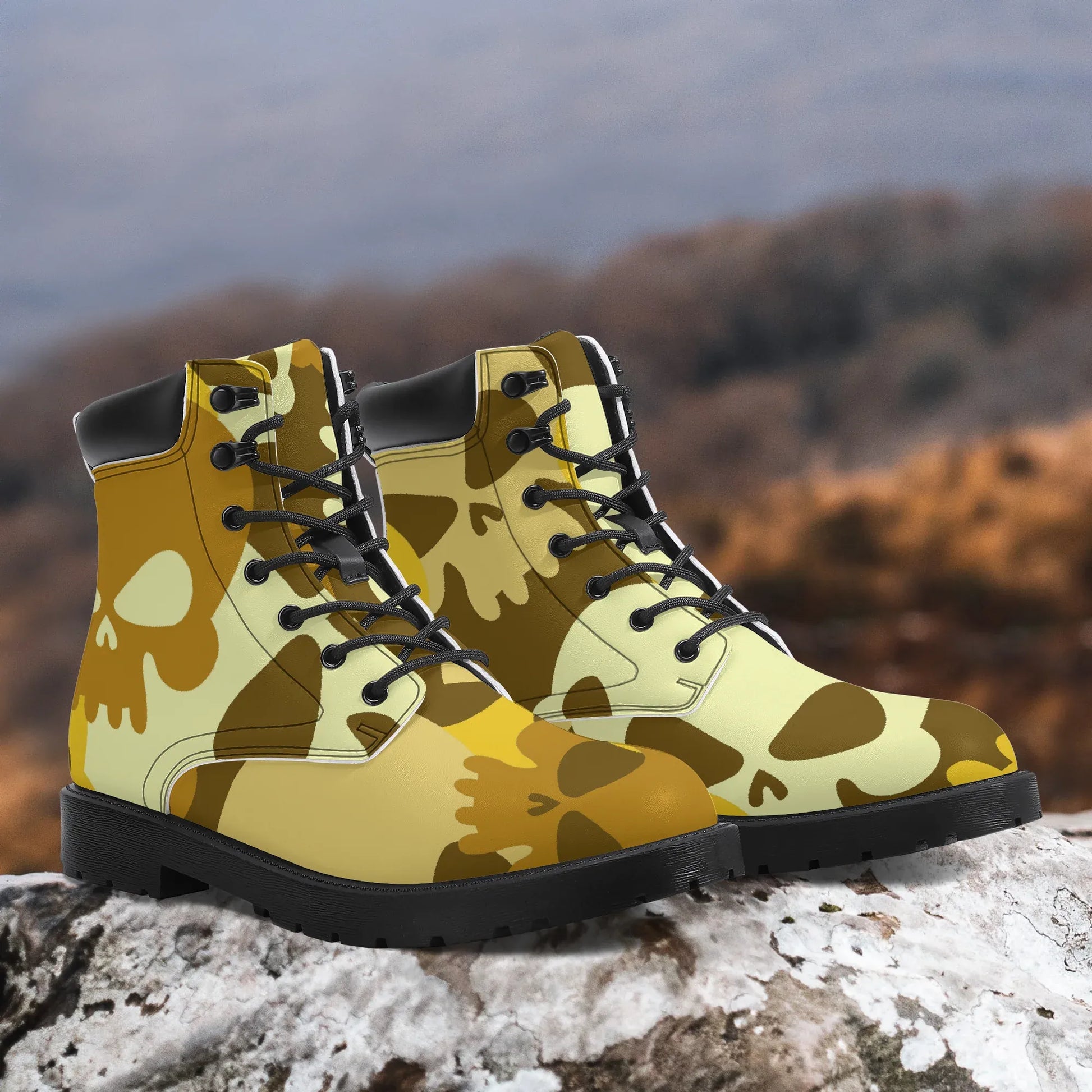 yellow-skull-leder-boots-or-stylische-und-warme-winterstiefel-boots-jlr-design-2 - JLR Design