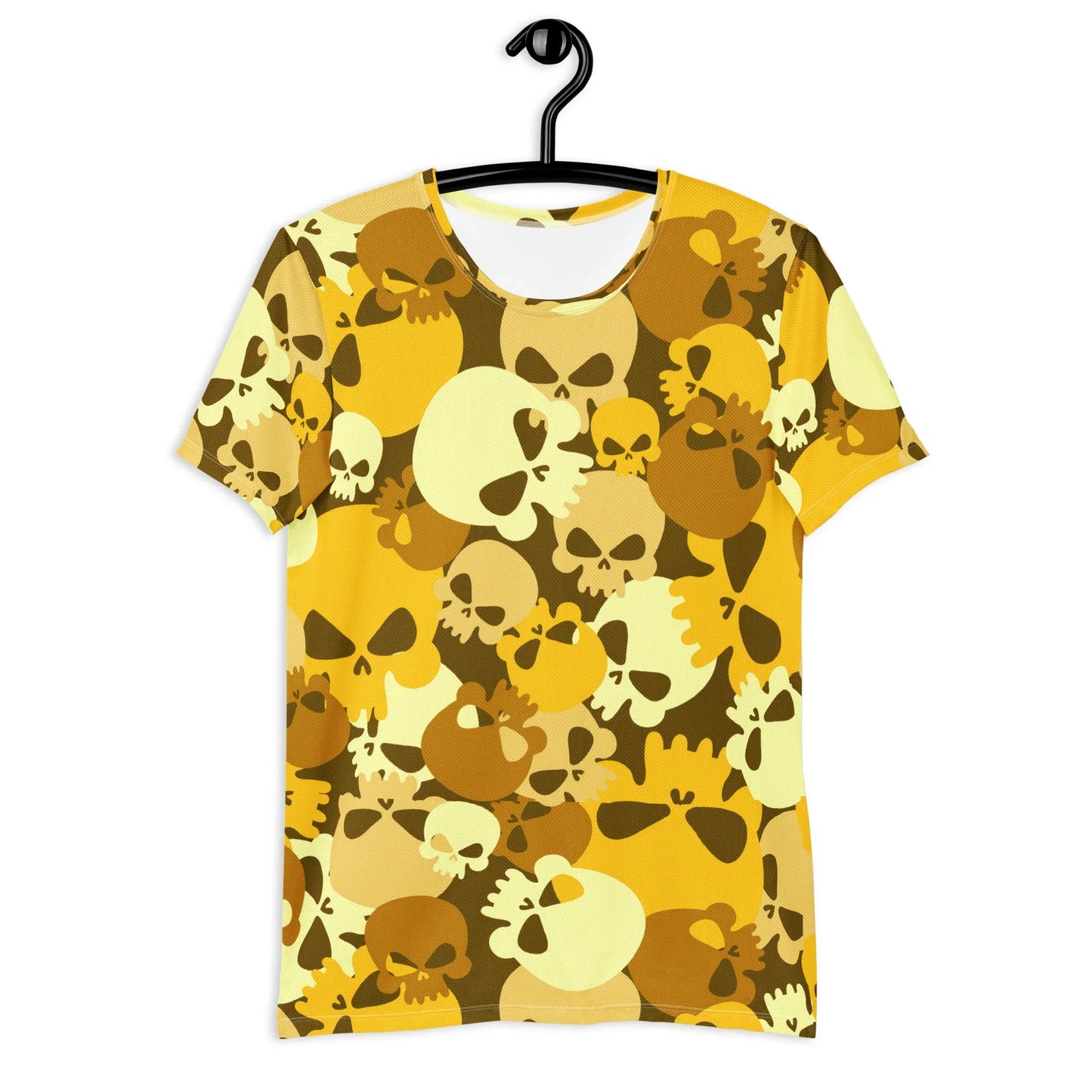 yellow-skull-sport-t-shirt-fur-herren-sport-t-shirt-jlr-design-10 - JLR Design