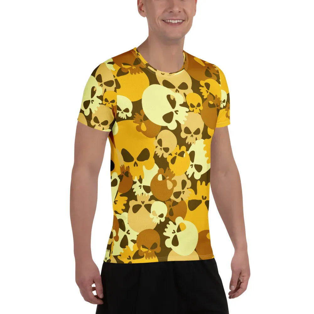 yellow-skull-sport-t-shirt-fur-herren-sport-t-shirt-jlr-design-4 - JLR Design