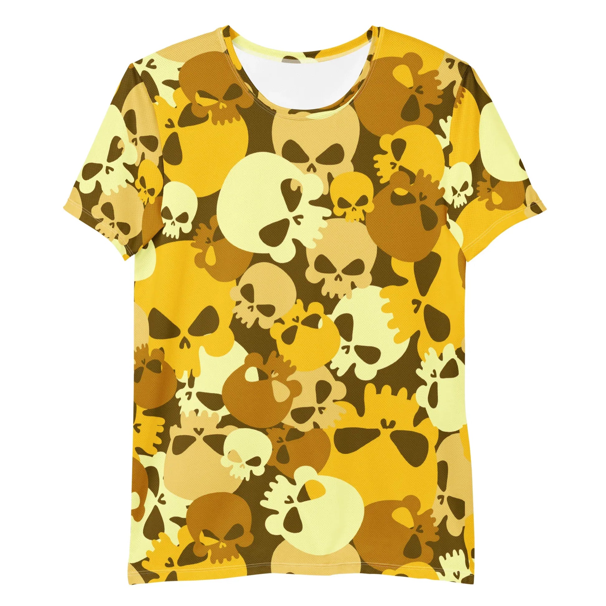 yellow-skull-sport-t-shirt-fur-herren-sport-t-shirt-jlr-design-8 - JLR Design