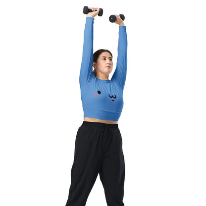 zufriedener-kawaii-long-sleeve-crop-top-long-sleeve-crop-top-jlr-design-12 - JLR Design