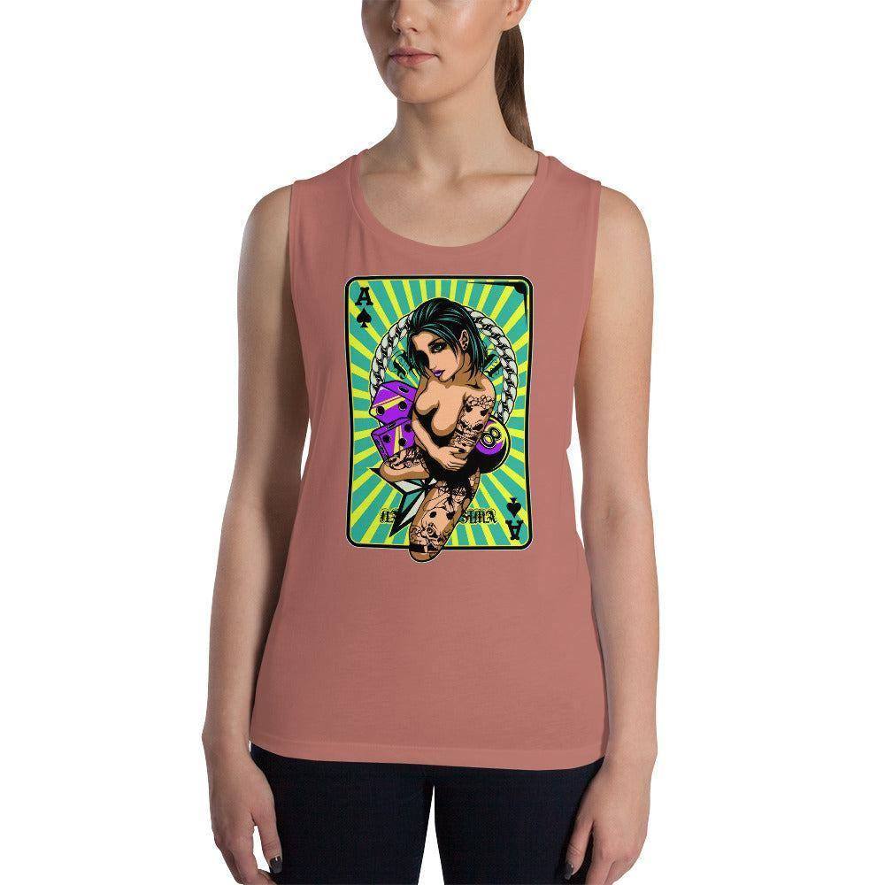 ace-of-spades-damen-tank-top-tank-top-jlr-design-3 - JLR Design