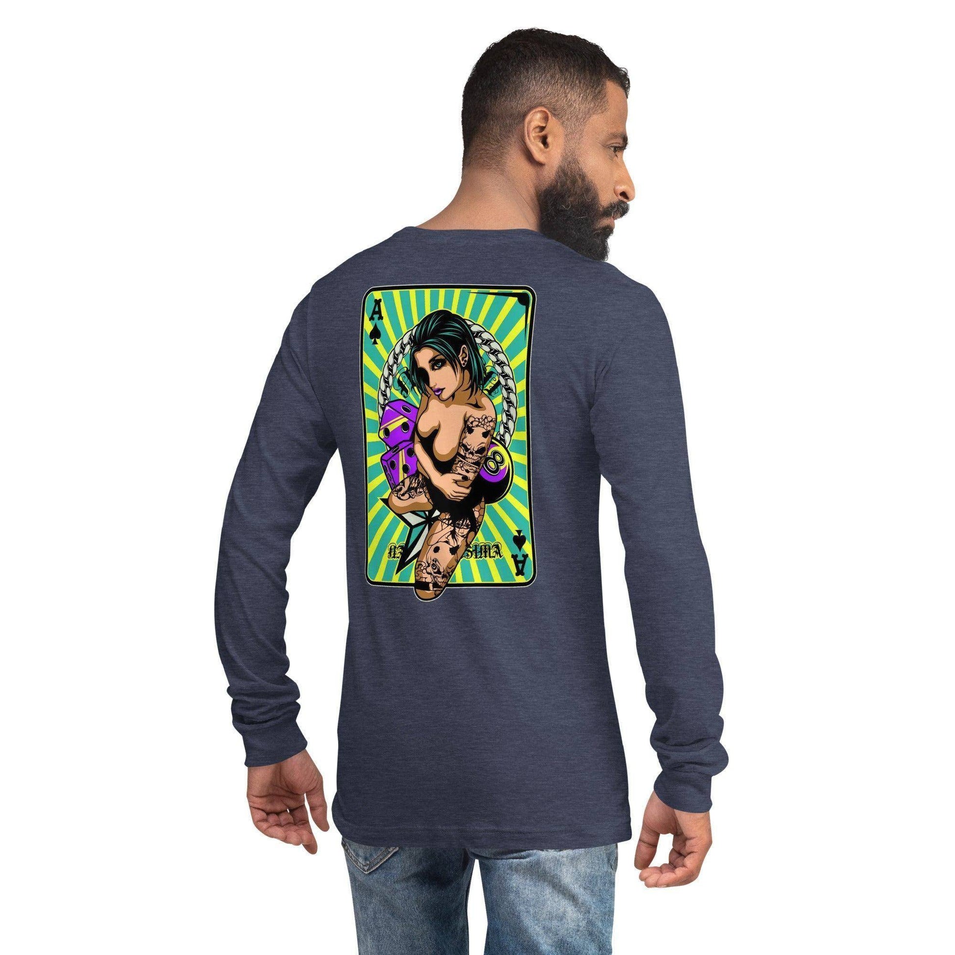 ace-of-spades-langarmshirt-langarmshirt-jlr-design-1 - JLR Design