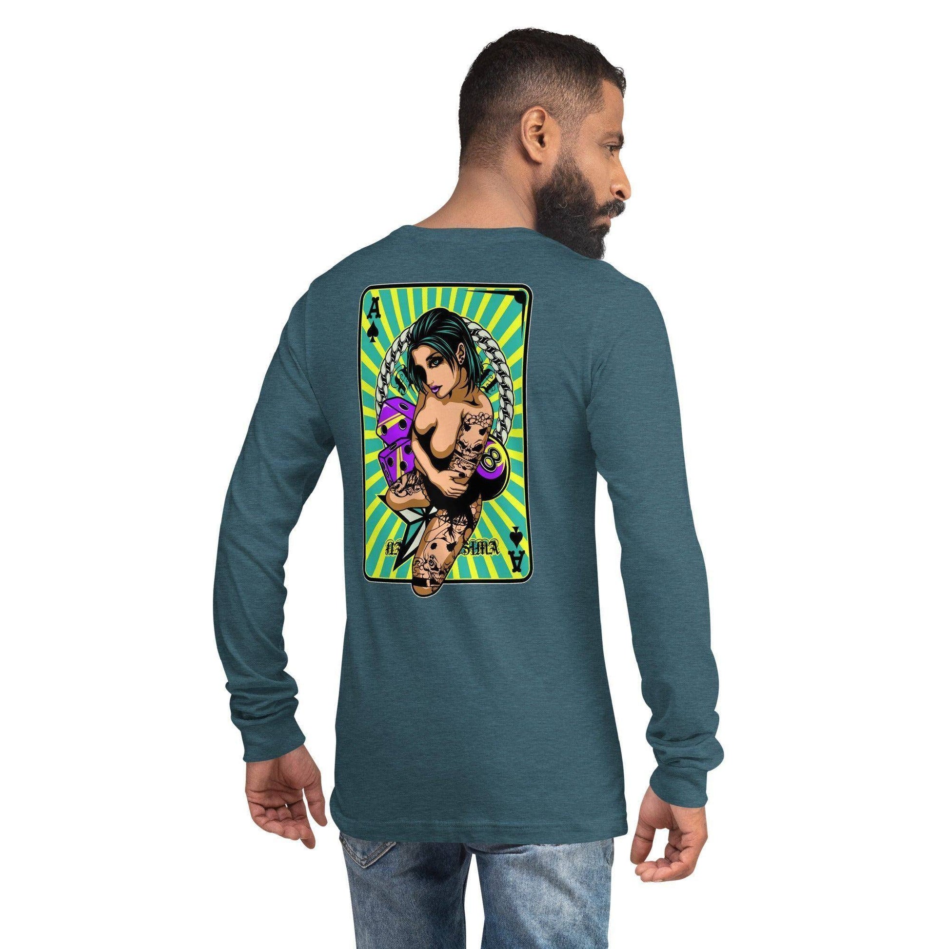 ace-of-spades-langarmshirt-langarmshirt-jlr-design-10 - JLR Design
