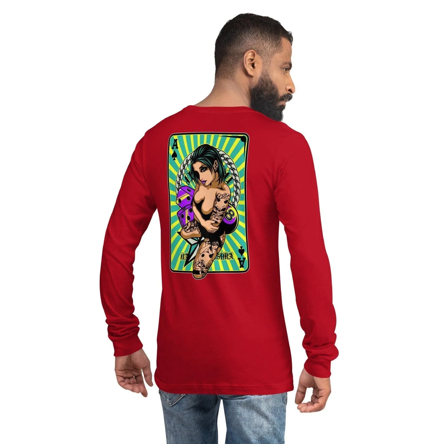 ace-of-spades-langarmshirt-langarmshirt-jlr-design-6 - JLR Design