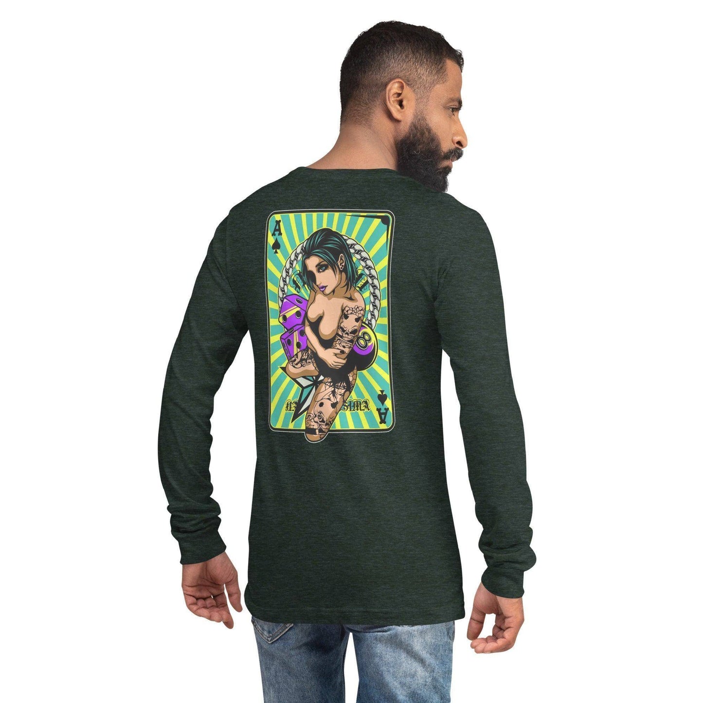 ace-of-spades-langarmshirt-langarmshirt-jlr-design-7 - JLR Design
