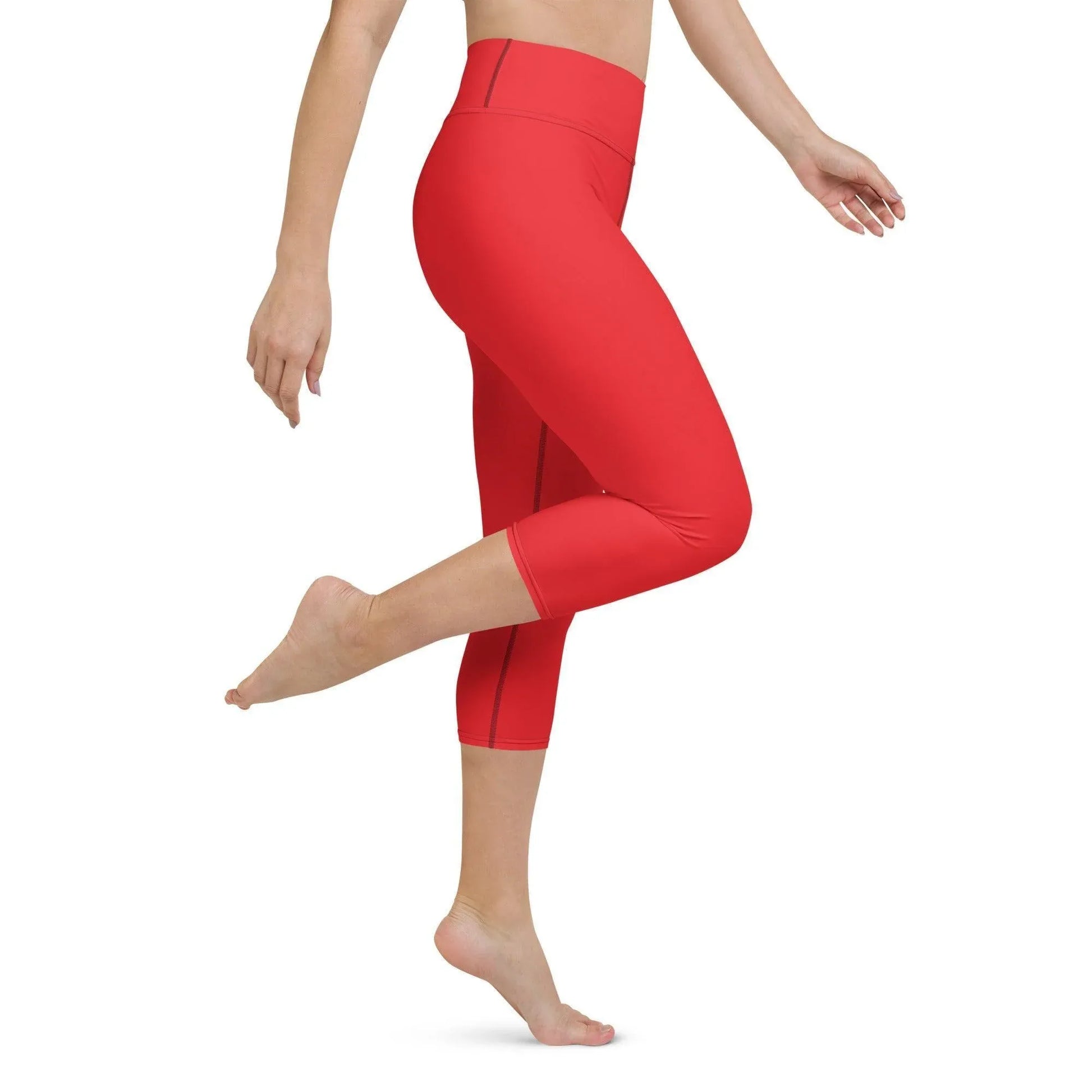 alizarinrot-damen-yoga-capri-leggings-yoga-capri-leggings-jlr-design-4 - JLR Design