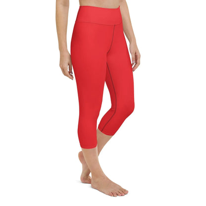 alizarinrot-damen-yoga-capri-leggings-yoga-capri-leggings-jlr-design-5 - JLR Design