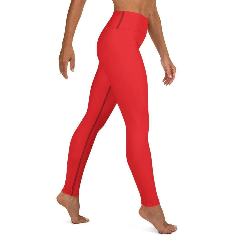 alizarinrot-damen-yoga-leggings-yoga-leggings-jlr-design-3 - JLR Design