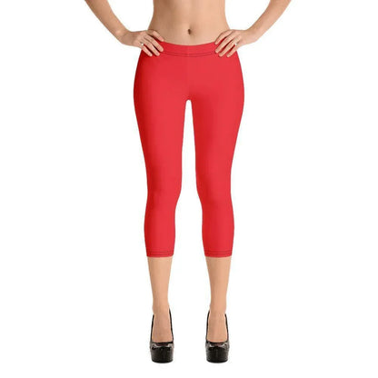 alizarinrote-damen-capri-leggings-capri-leggings-jlr-design-1 - JLR Design