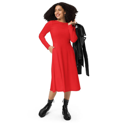 alizarinrotes-langarmliges-midikleid-midikleid-jlr-design-1 - JLR Design