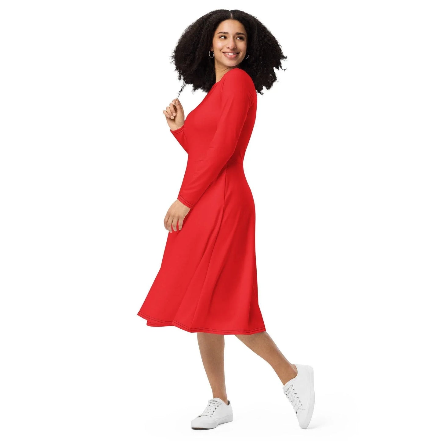 alizarinrotes-langarmliges-midikleid-midikleid-jlr-design-5 - JLR Design