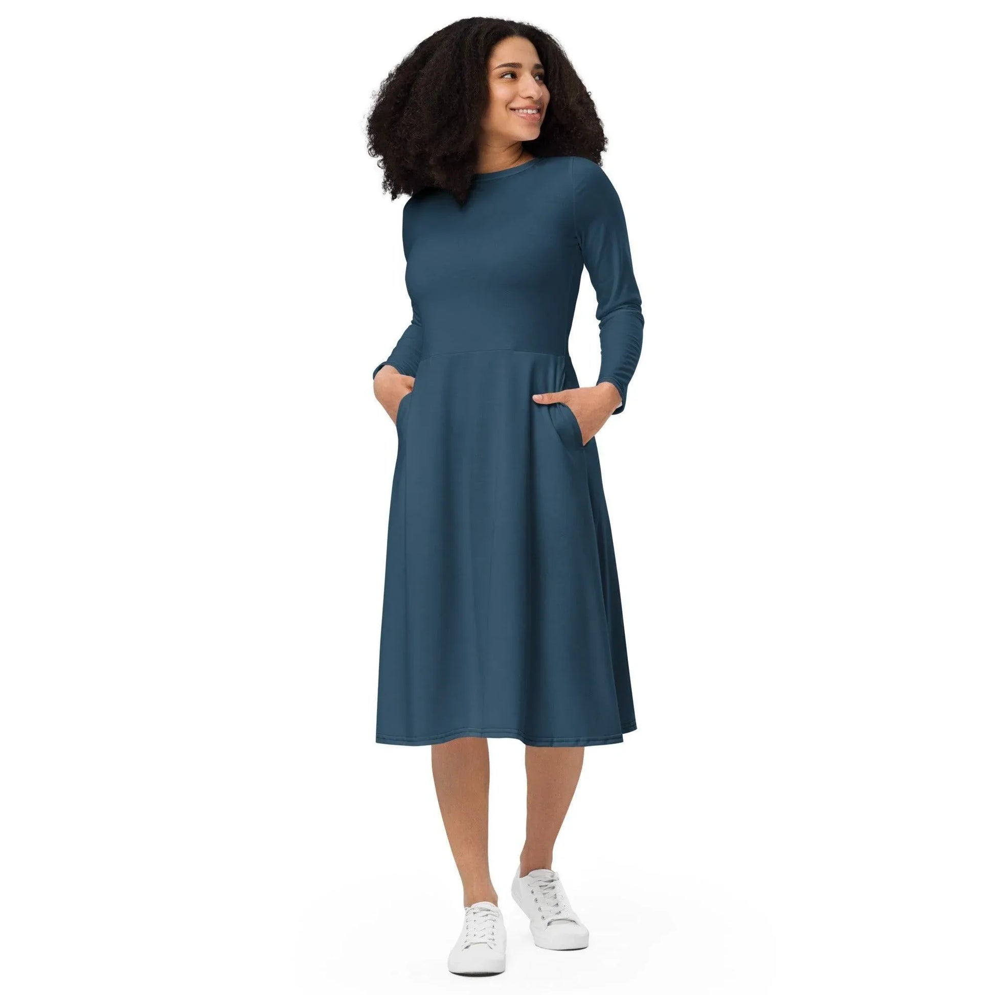 arapawa-langarmliges-midikleid-midikleid-jlr-design-2 - JLR Design