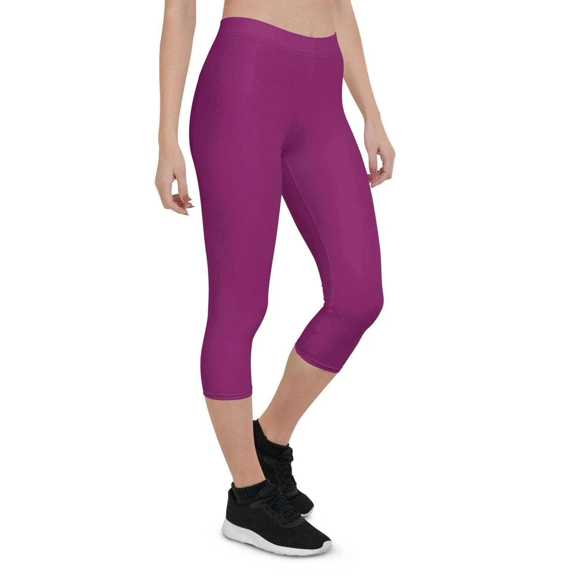 aubergine-damen-capri-leggings-capri-leggings-jlr-design-6 - JLR Design