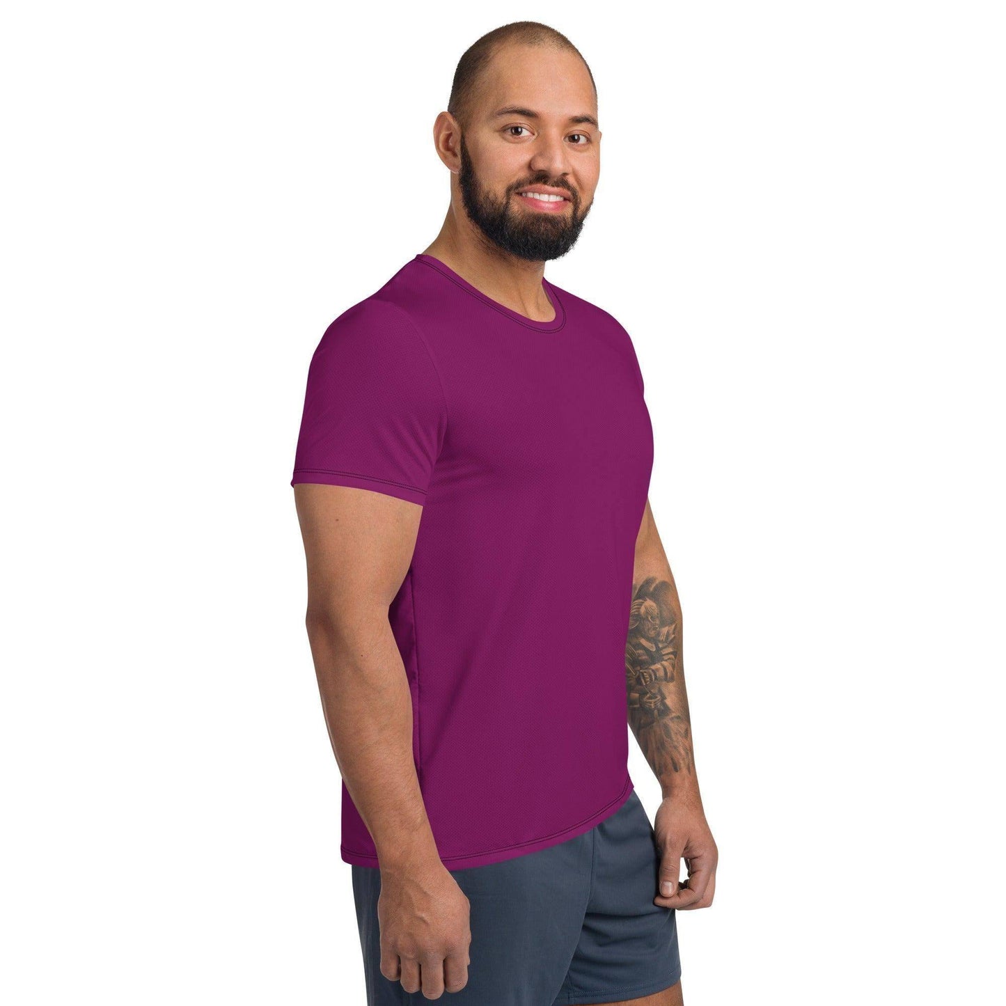 aubergine-sport-t-shirt-fur-herren-sport-t-shirt-jlr-design-3 - JLR Design