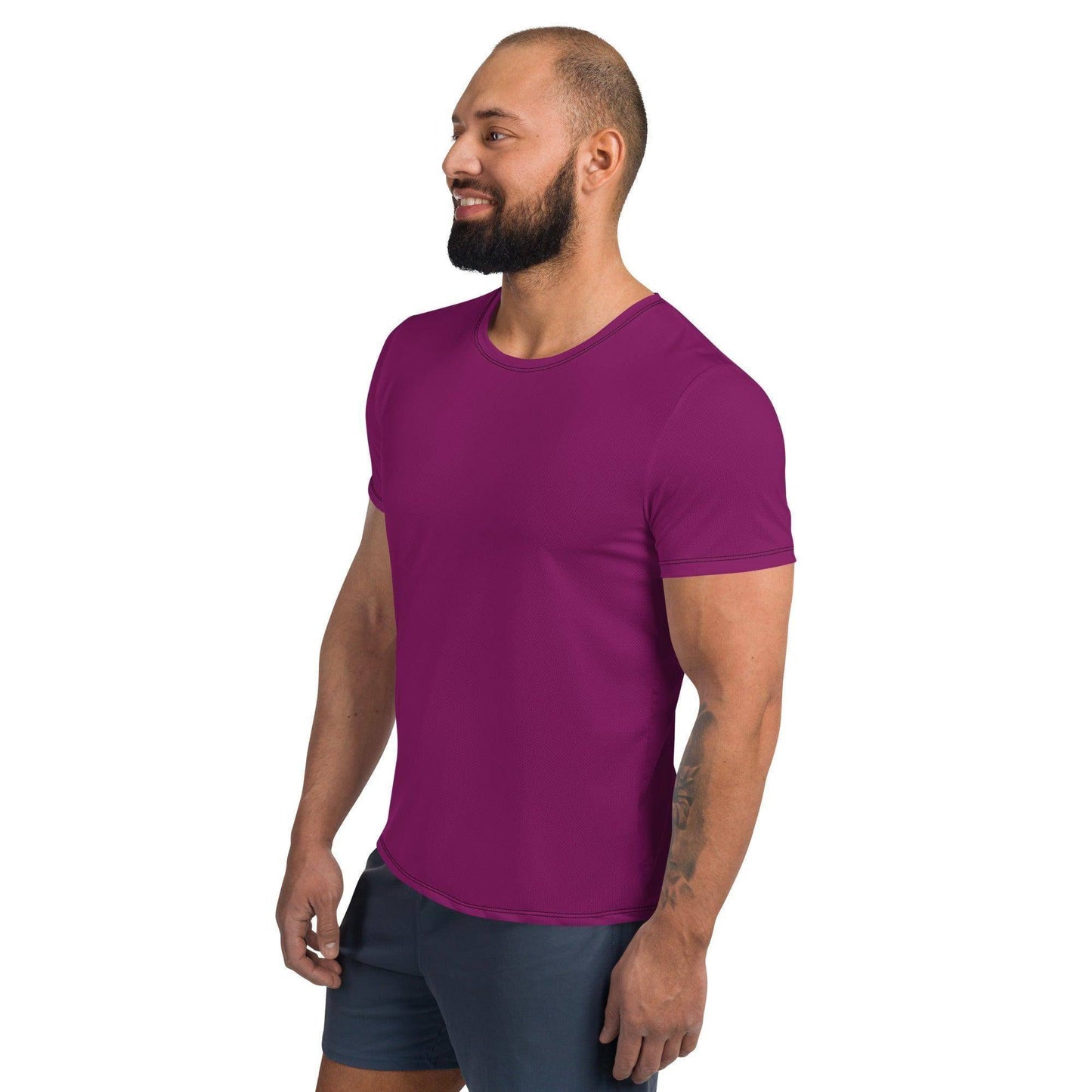 aubergine-sport-t-shirt-fur-herren-sport-t-shirt-jlr-design-4 - JLR Design