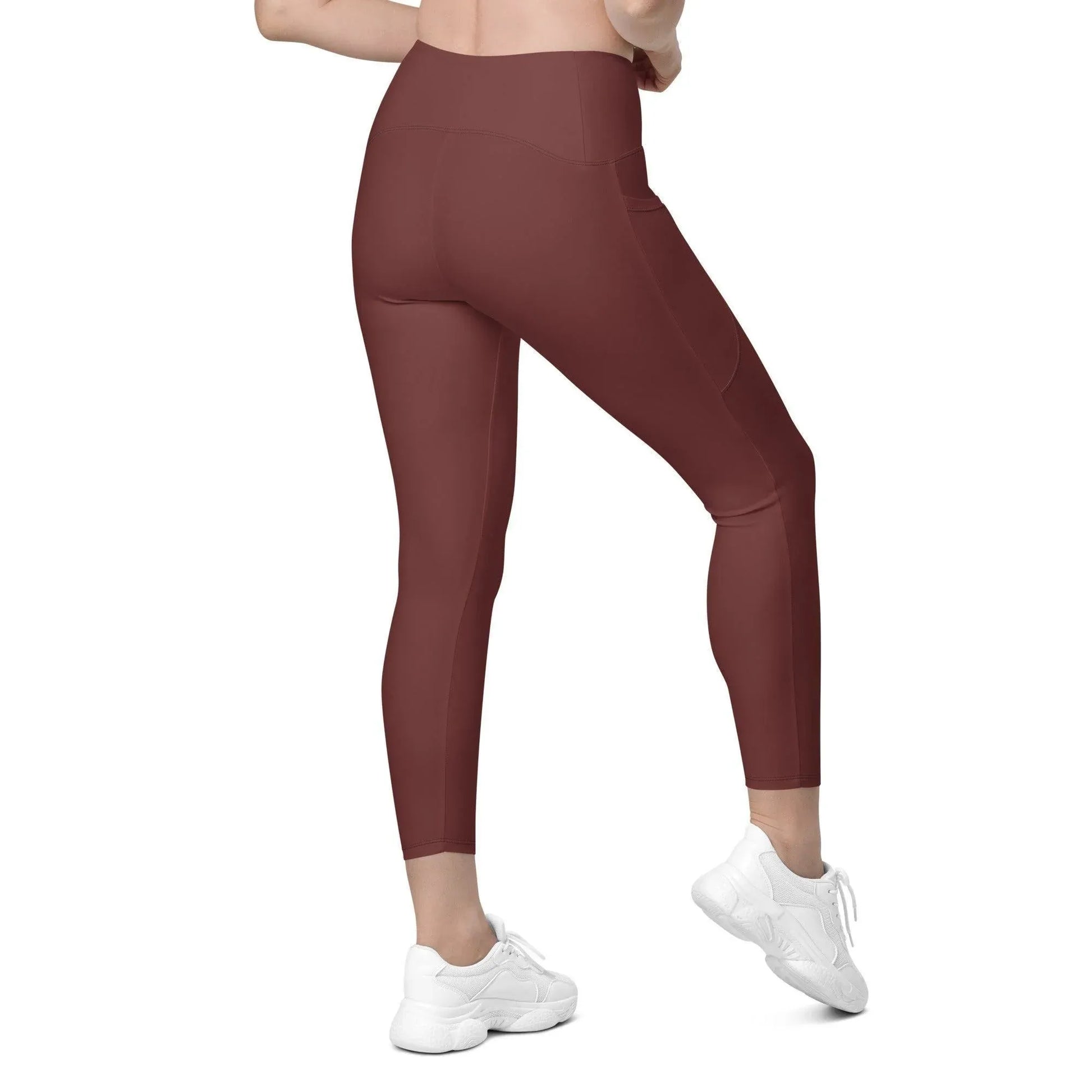 auburn-damen-v-bund-leggings-mit-taschen-v-bund-leggings-jlr-design-3 - JLR Design