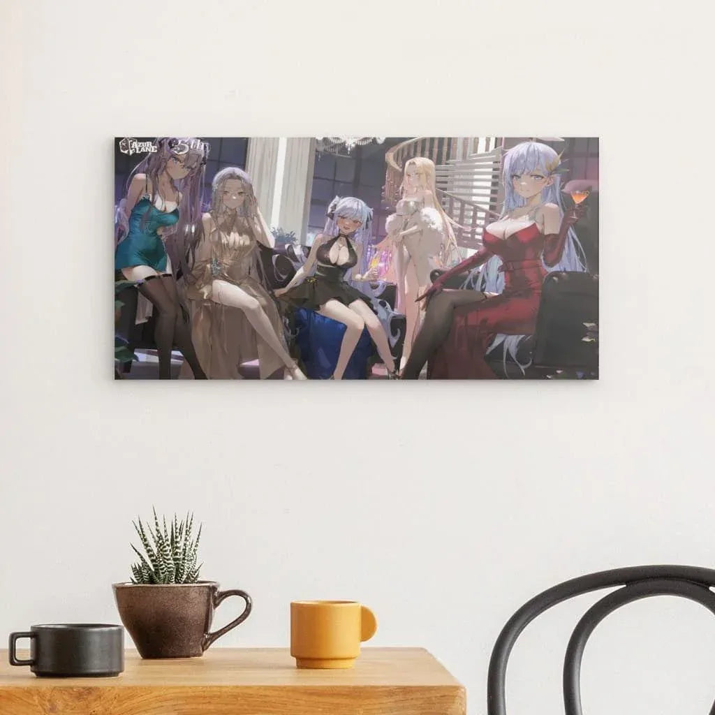 azur-lane-poster-5th-anniversary-lounge-poster-jlr-design-2 - JLR Design