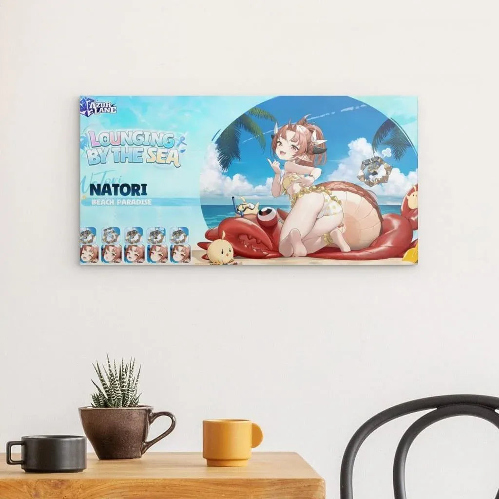 azur-lane-poster-lounging-by-the-sea-natori-poster-jlr-design-2 - JLR Design