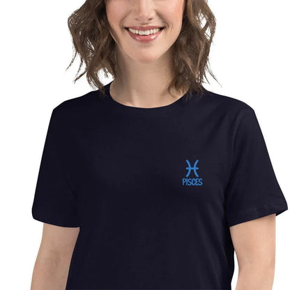 besticktes-sternzeichen-fische-damen-t-shirt-t-shirt-jlr-design-2 - JLR Design