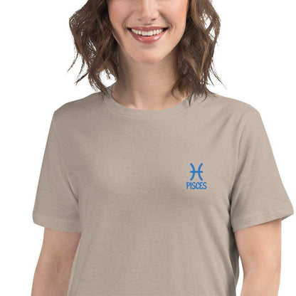 besticktes-sternzeichen-fische-damen-t-shirt-t-shirt-jlr-design-23 - JLR Design