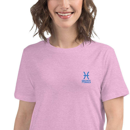 besticktes-sternzeichen-fische-damen-t-shirt-t-shirt-jlr-design-25 - JLR Design
