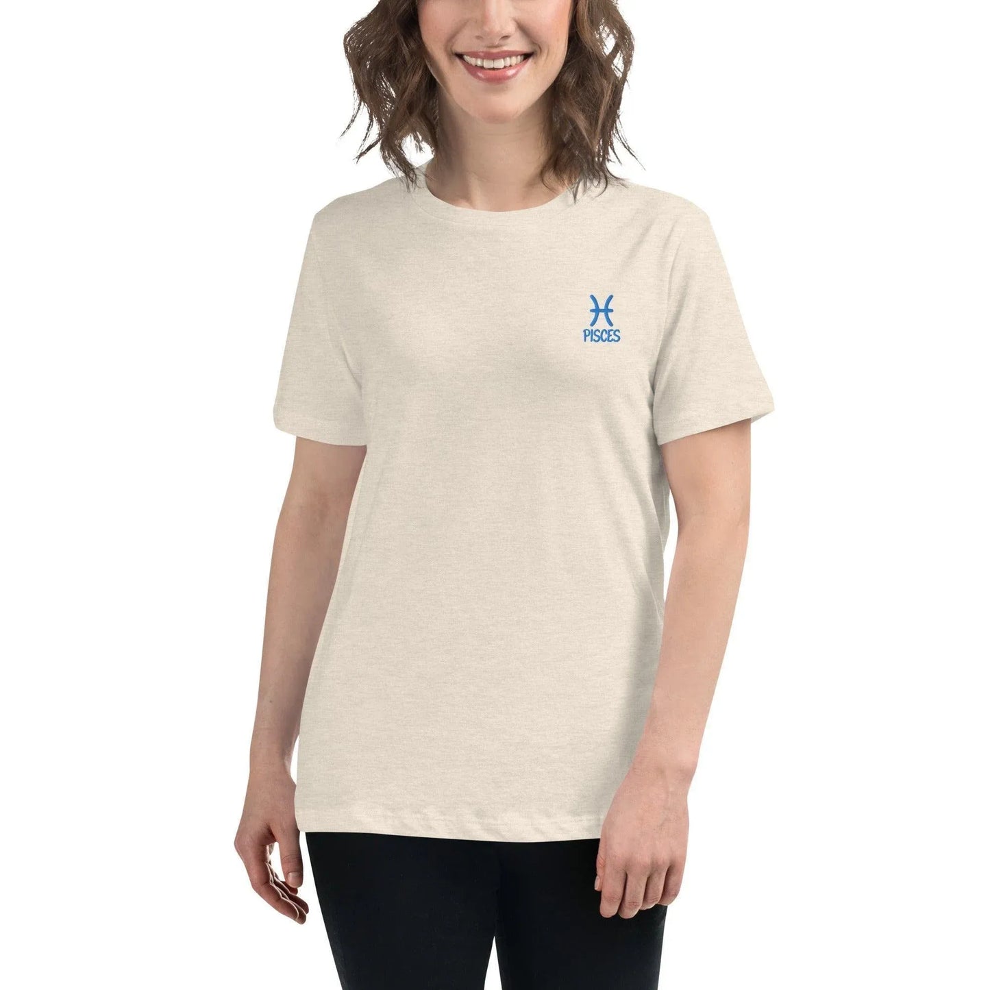 besticktes-sternzeichen-fische-damen-t-shirt-t-shirt-jlr-design-28 - JLR Design