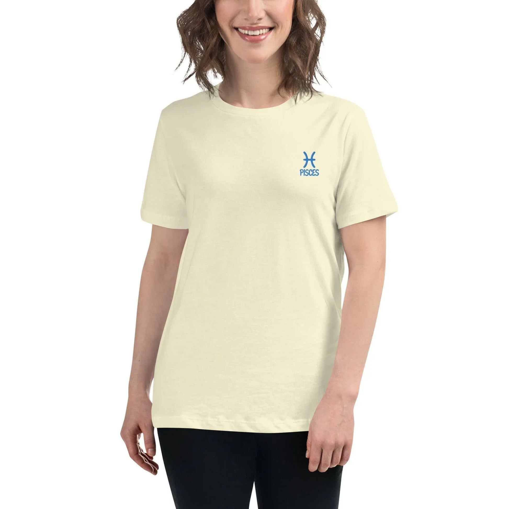 besticktes-sternzeichen-fische-damen-t-shirt-t-shirt-jlr-design-30 - JLR Design