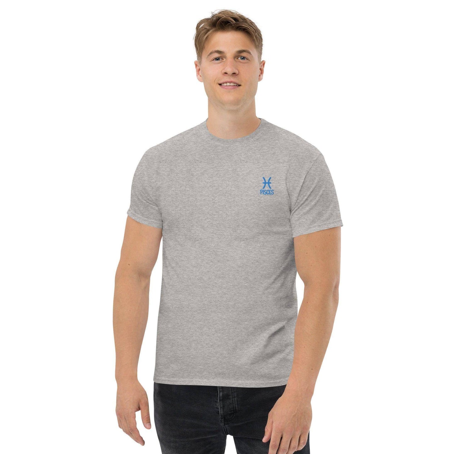 besticktes-sternzeichen-fische-herren-t-shirt-t-shirt-jlr-design-19 - JLR Design