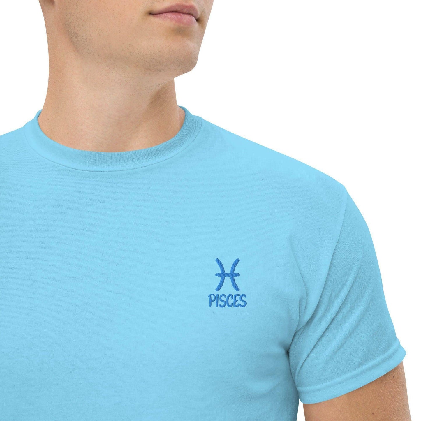 besticktes-sternzeichen-fische-herren-t-shirt-t-shirt-jlr-design-22 - JLR Design