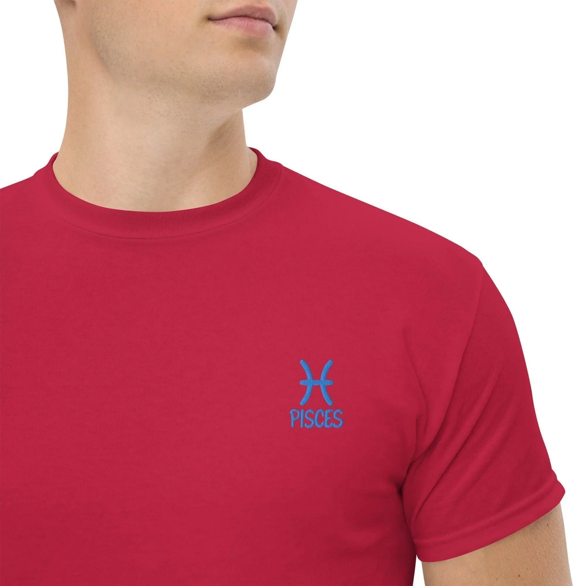 besticktes-sternzeichen-fische-herren-t-shirt-t-shirt-jlr-design-8 - JLR Design