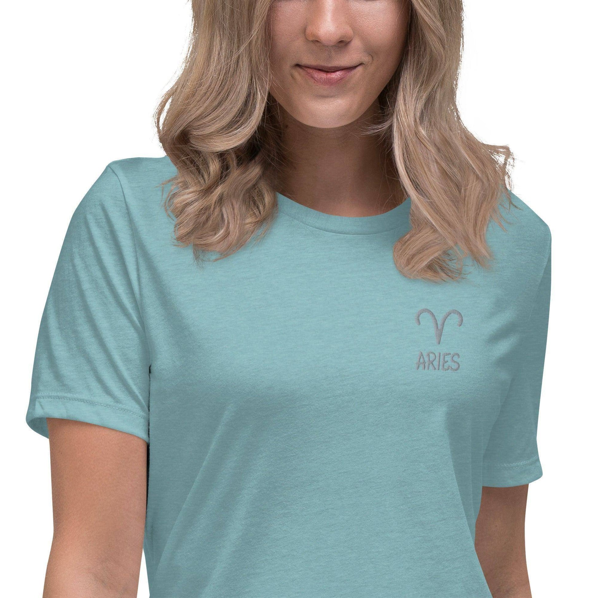 besticktes-sternzeichen-widder-damen-t-shirt-t-shirt-jlr-design-15 - JLR Design