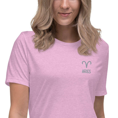 besticktes-sternzeichen-widder-damen-t-shirt-t-shirt-jlr-design-21 - JLR Design