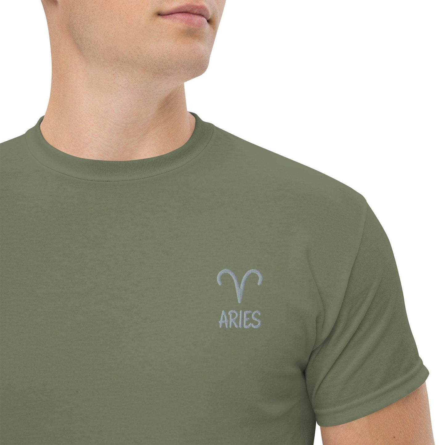 besticktest-sternzeichen-widder-herren-t-shirt-t-shirt-jlr-design-18 - JLR Design