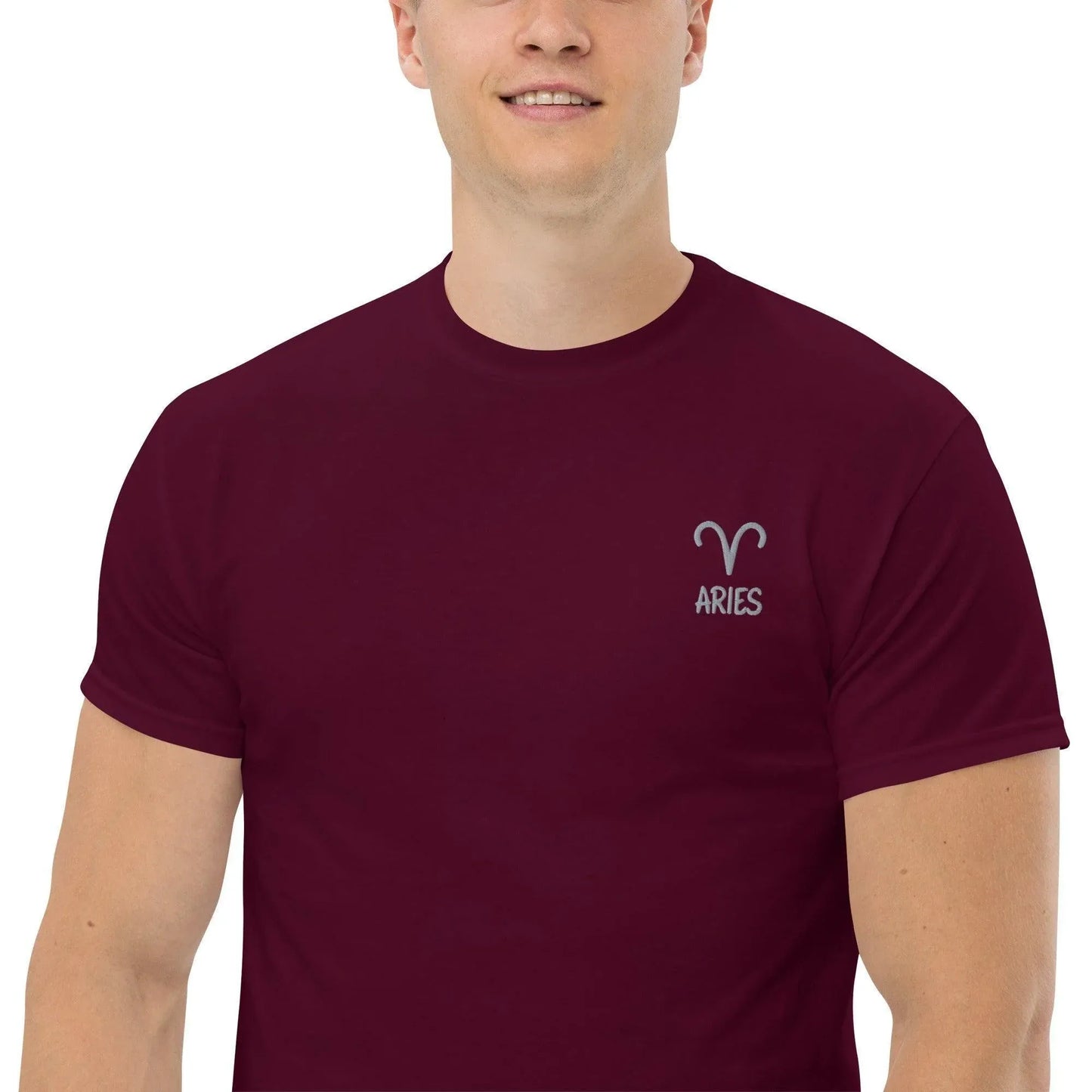 besticktest-sternzeichen-widder-herren-t-shirt-t-shirt-jlr-design-2 - JLR Design