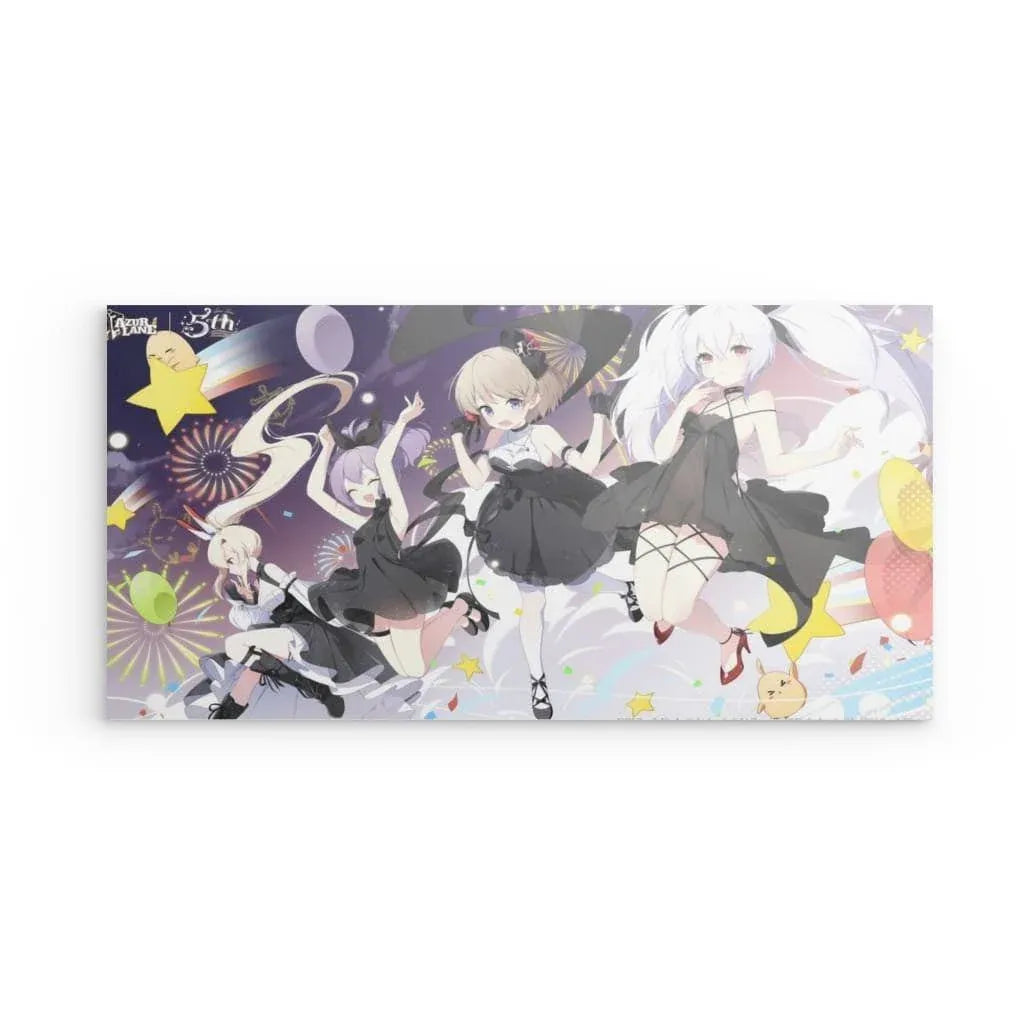 black-dress-5th-anniversary-azur-lane-poster-poster-jlr-design-1 - JLR Design