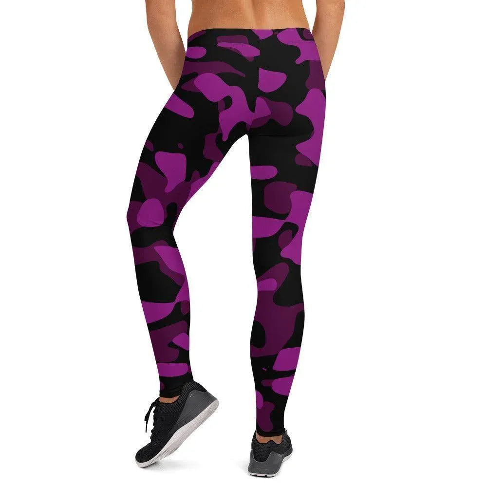 black-violet-camouflage-damen-leggings-leggings-jlr-design-1 - JLR Design