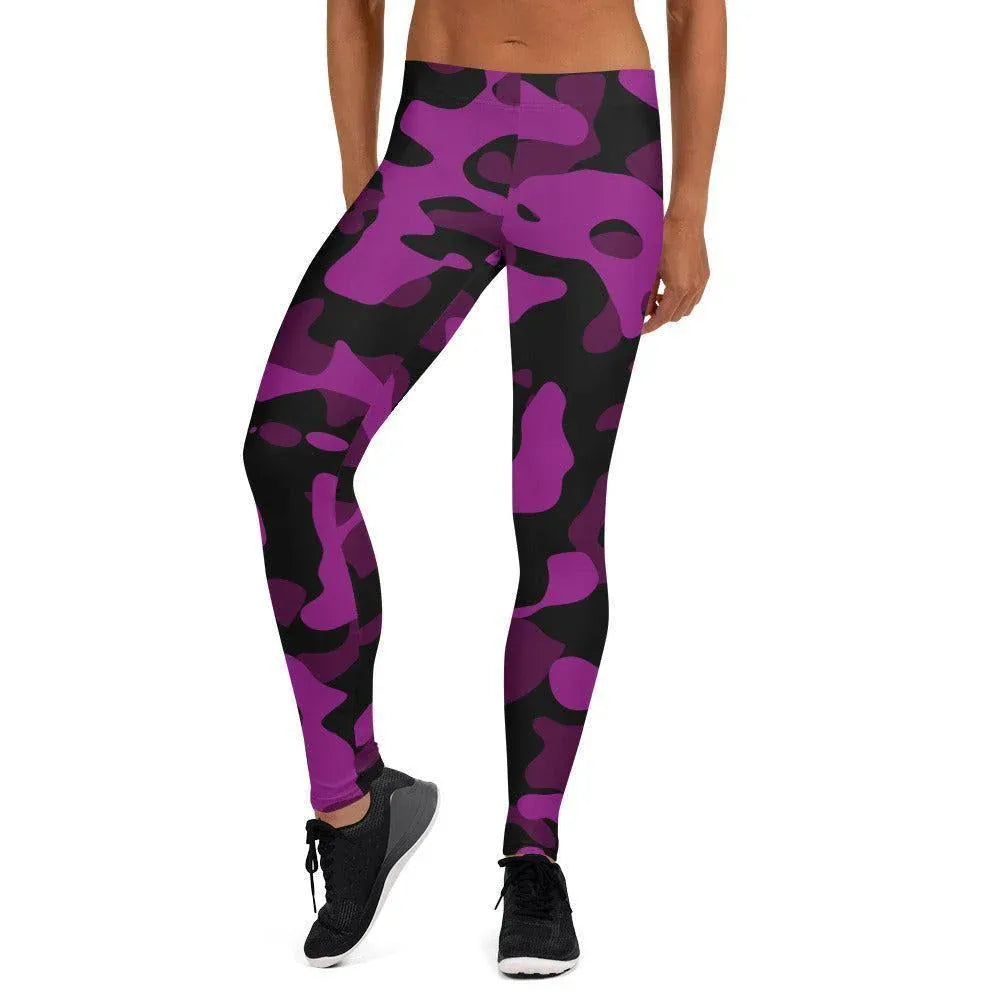 black-violet-camouflage-damen-leggings-leggings-jlr-design-2 - JLR Design