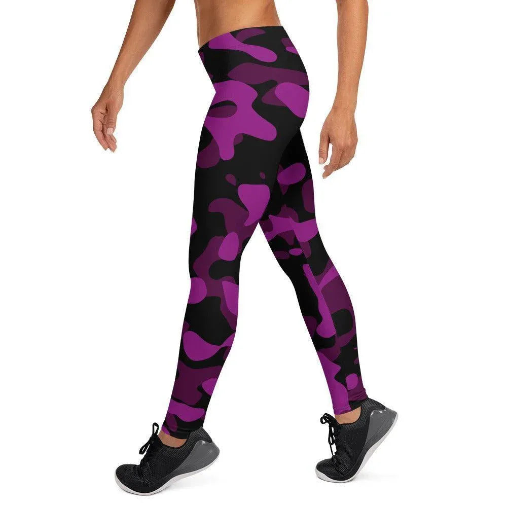 black-violet-camouflage-damen-leggings-leggings-jlr-design-3 - JLR Design
