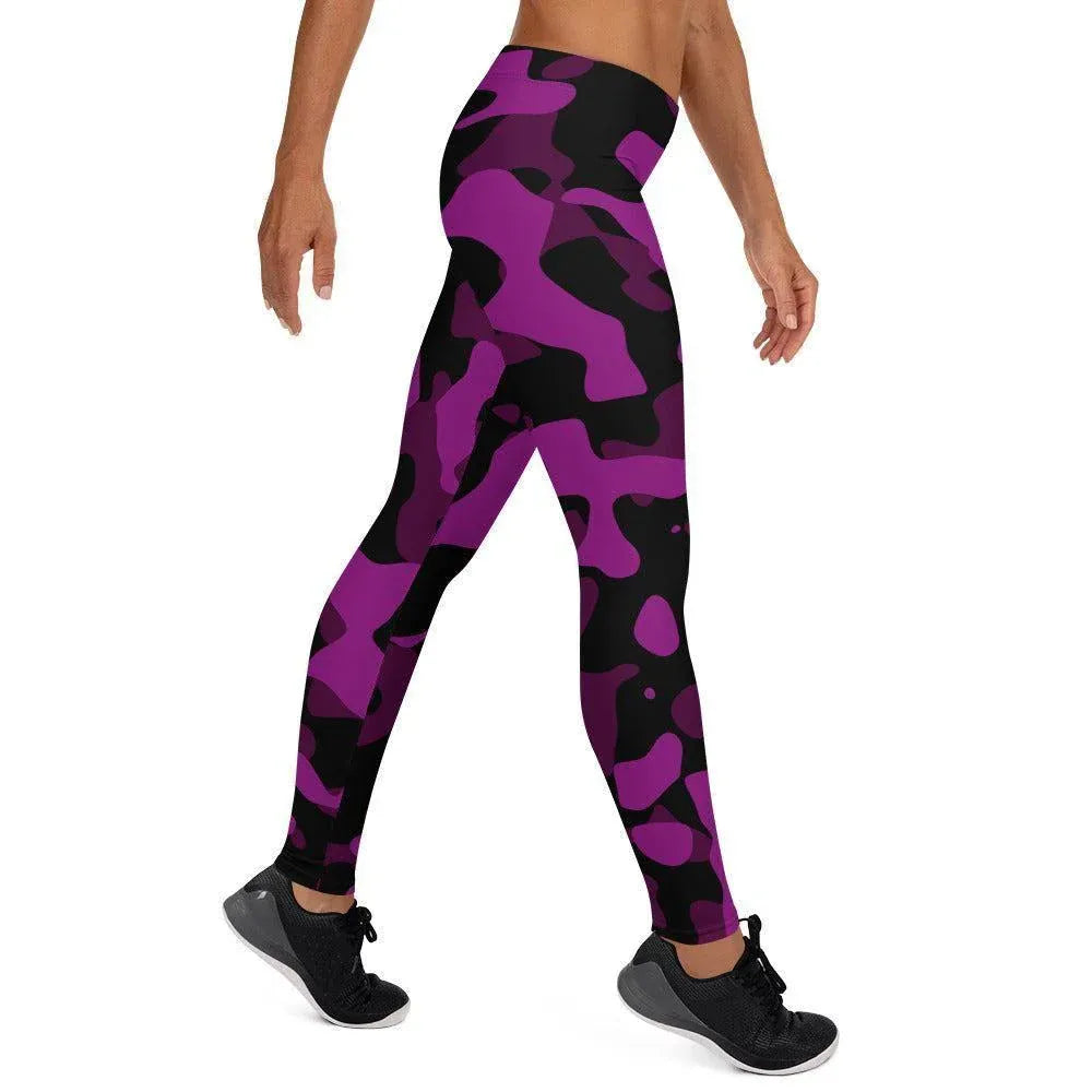 black-violet-camouflage-damen-leggings-leggings-jlr-design-4 - JLR Design