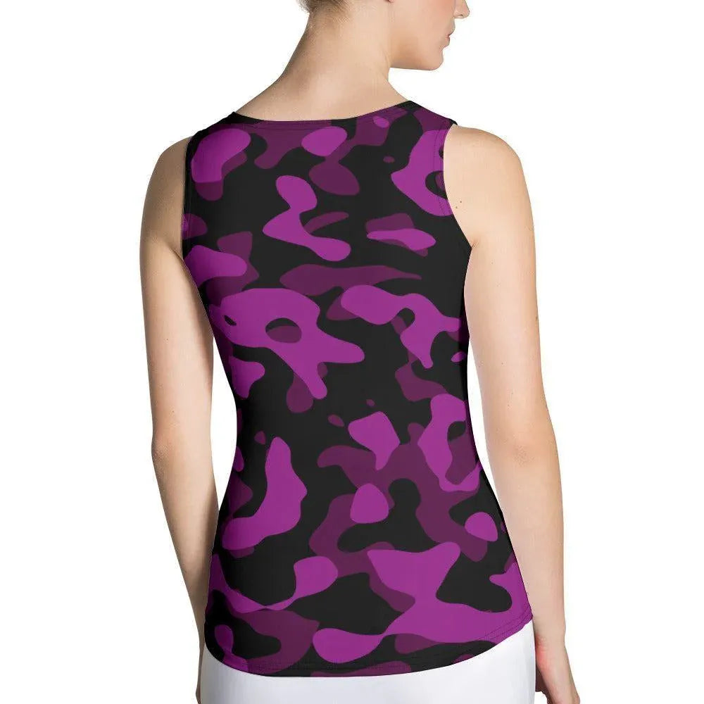 black-violet-camouflage-damen-tank-top-tank-top-jlr-design-2 - JLR Design