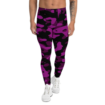 black-violet-camouflage-herren-leggings-leggings-jlr-design-1 - JLR Design
