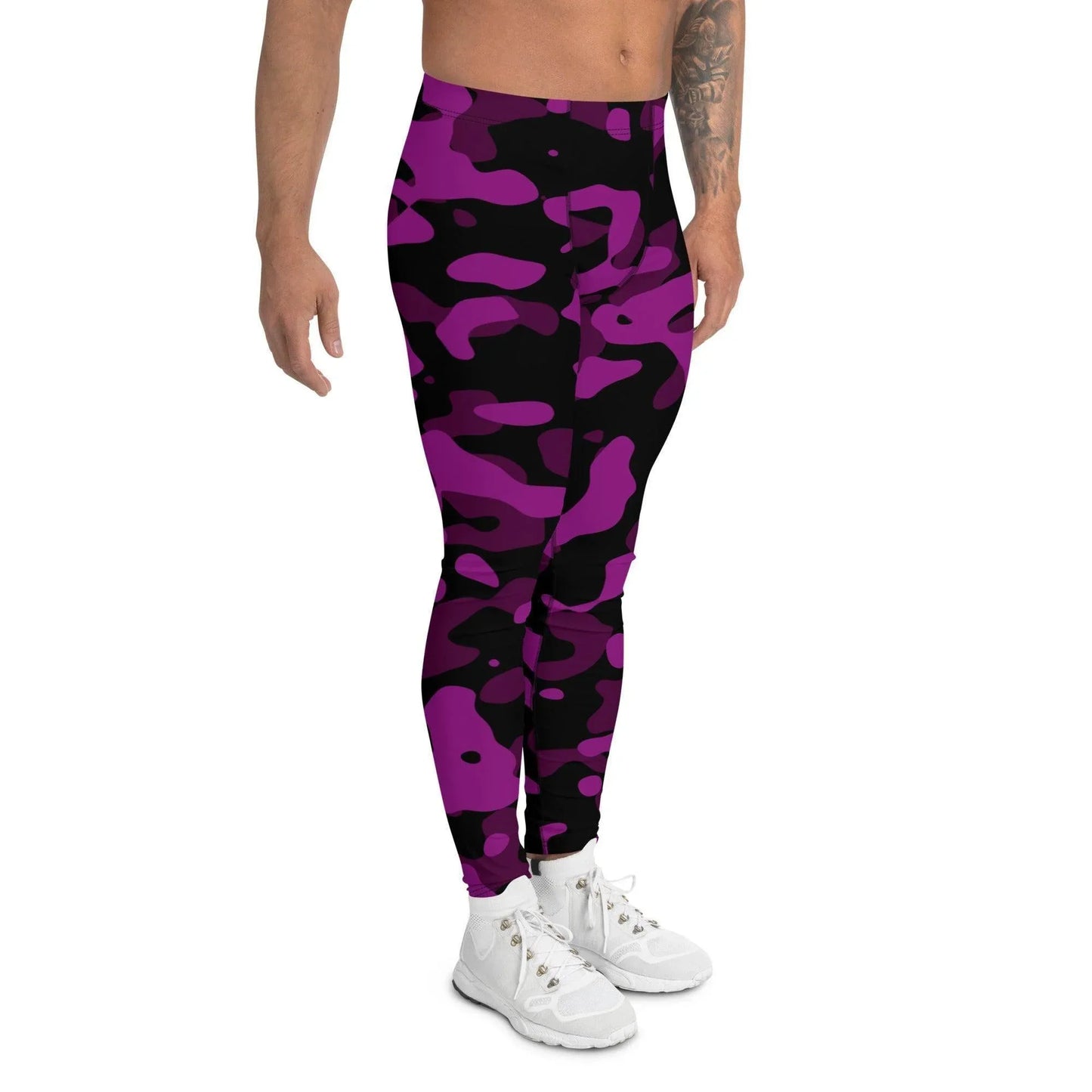black-violet-camouflage-herren-leggings-leggings-jlr-design-3 - JLR Design
