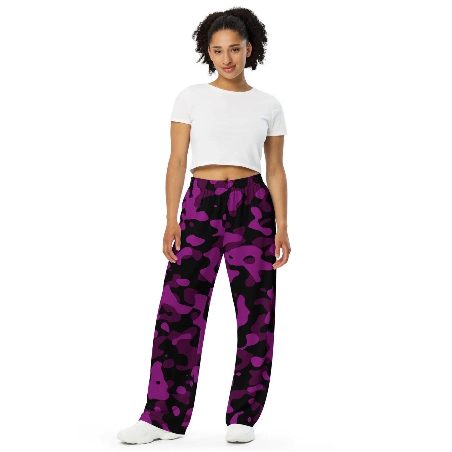 black-violet-camouflage-hose-mit-weitem-bein-hose-mit-weitem-bein-jlr-design-1 - JLR Design